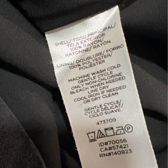 LOFT Dark Blue Polka Dot Midi A-Line Skirt - Picture 9 of 10